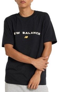 Tričká s krátkym rukávom New Balance  MT51506BK