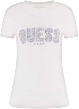 Tričká s krátkym rukávom Guess  Cn Ss Logo Lace Tee