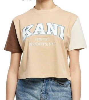 Tričká s krátkym rukávom Karl Kani  Serif Crop Block