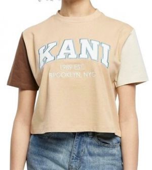 Tričká s krátkym rukávom Karl Kani  Serif Crop Block