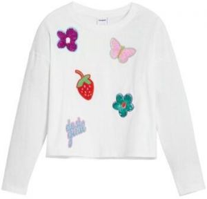 Tričká s dlhým rukávom Desigual  25WGTK21 1000