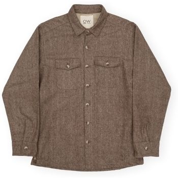 Košele s dlhým rukávom Otherwise  Onyx Overshirt - Brown