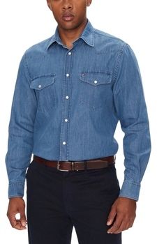 Košele s dlhým rukávom Tommy Hilfiger  LIGHTWEIGHT DENIM WE MW0MW39429