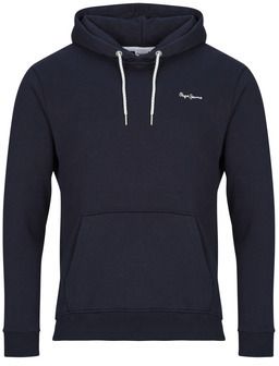 Mikiny Pepe jeans  MACBETH SMALL LOGO PLAIN HOODIE
