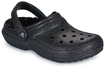 Nazuvky Crocs  Classic Fuzz Lined Glitter Clog