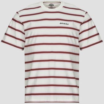 Tričká s krátkym rukávom Dickies  YORK STRIPE TEE SS EGRET