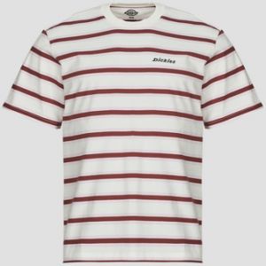 Tričká s krátkym rukávom Dickies  YORK STRIPE TEE SS EGRET