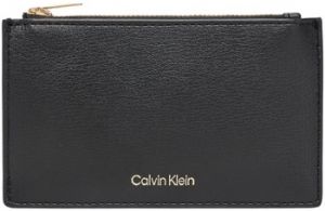 Peňaženky Calvin Klein Jeans  FOIL LOGO TOP ZIP CARDCASE LV04F1090G