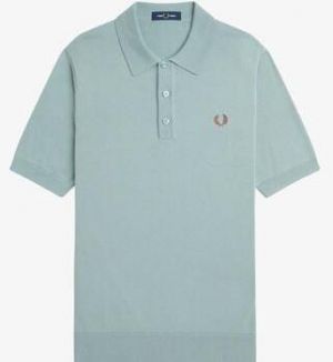 Polokošele s krátkym rukávom Fred Perry  COTTON KITTED SHIRT