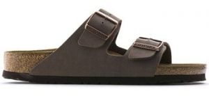 Sandále BIRKENSTOCK  Arizona Birkoflor Nubuck Mocha Narrow