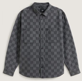 Košele s dlhým rukávom Vans  Hastings checkerboard denin ls woven
