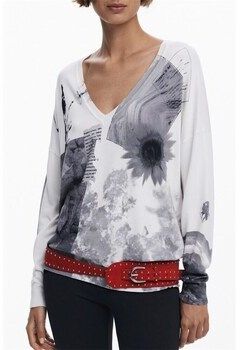 Tričká s dlhým rukávom Desigual  25wwjf15