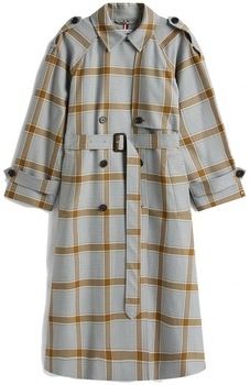Kabátiky Trenchcoat Tommy Hilfiger  LIGHT WOOL CHECK RLX TRE