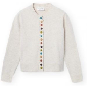 Vesty bez rukávov/Cardigany Compania Fantastica  COMPAÑIA FANTÁSTICA Cardigan 10273 - Beige