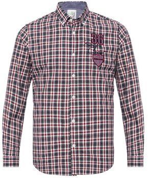 Košele s dlhým rukávom By Diess Collection  BYDMSHR20244_Grey-Bordeaux