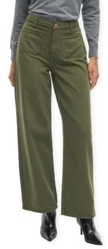 Rovné džínsy Vila  Cazo Wide Trousers - Deep Depth