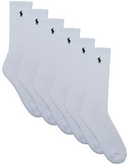 Ponožky Polo Ralph Lauren  PRFRMNC CTNC-CREW SOCK-6 PACK