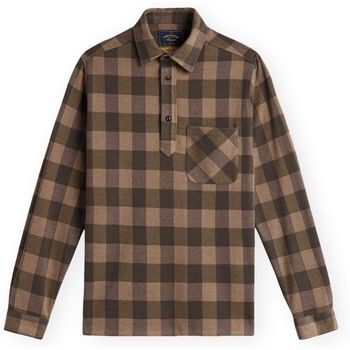 Košele s dlhým rukávom Portuguese Flannel  Altitude Popover - Green