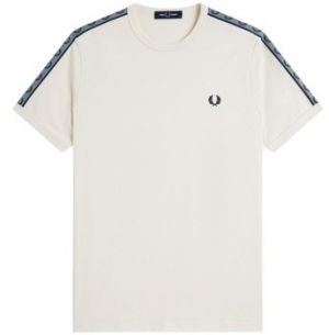 Tričká s krátkym rukávom Fred Perry  CONTRAST TAPE RINGER T-SHIR
