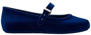 Balerínky/Babies Melissa  Soft Ballerina Velvet II - Blue Flocked