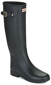 Čižmy do dažďa Hunter  REFINED GOLD TRIM TALL