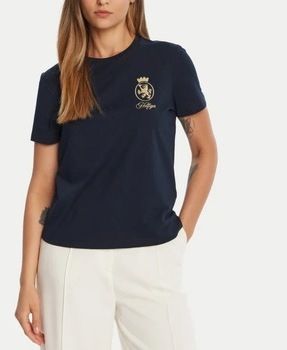 Tričká s krátkym rukávom Tommy Hilfiger  GOLD CREST REG SS TEE