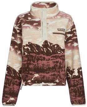 Flísové mikiny Columbia  HELVETIA II PRINTED CROPPED HALF SNAP