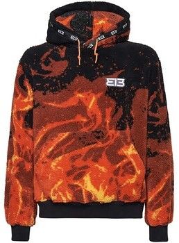 Flísové mikiny 313 Tre Uno Tre  Fleece Hoodie Fire