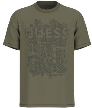 Tričká s krátkym rukávom Guess  Ss Cn  Flock Box Tee