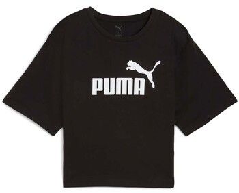 Tričká s krátkym rukávom Puma  Ess Cropped No. 1 Logo Relaxed Tee