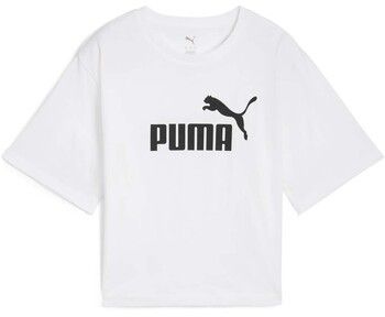 Tričká s krátkym rukávom Puma  Ess Cropped No. 1 Logo Relaxed Tee