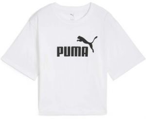 Tričká s krátkym rukávom Puma  Ess Cropped No. 1 Logo Relaxed Tee