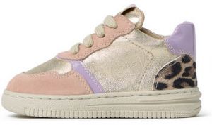 Členkové tenisky NeroGiardini  Velour Etoile Sand Miele T.Aida Leo +Iri T.Na