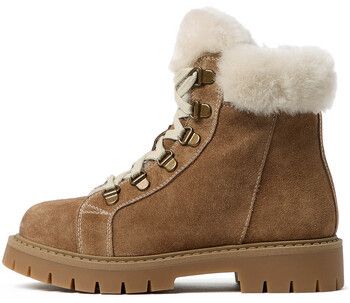 Polokozačky NeroGiardini  Velour Montone Cappuccino Tr Pachino Dragan 40