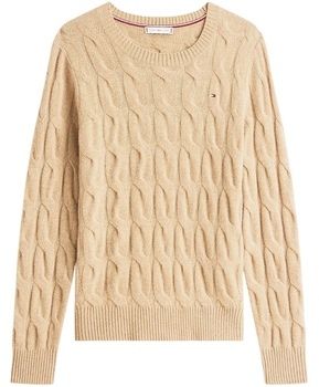 Svetre Tommy Hilfiger  SOFT WOOL CABLE C-NK WW0WW43586
