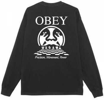 Tričká s dlhým rukávom Obey  precision