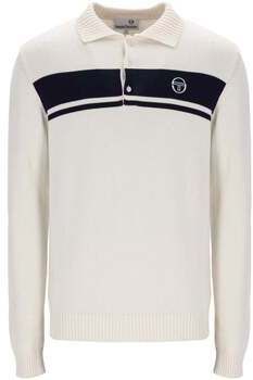 Polokošele s dlhým rukávom Sergio Tacchini  Damarindo Knitted Polo Gardenia/Maritime Blue