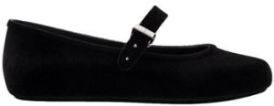 Balerínky/Babies Melissa  Soft Ballerina Velvet II - Black Flocked