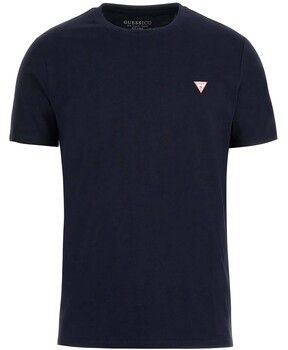 Pánske oblečenie - Pánske tričká a polokošele - Modrá - Tričká s krátkym rukávom Guess  Cn Ss Core Tee Tričká s krátkym rukávom Guess  Cn Ss Core Tee