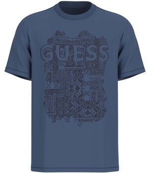 Tričká s krátkym rukávom Guess  Ss Cn  Flock Box Tee