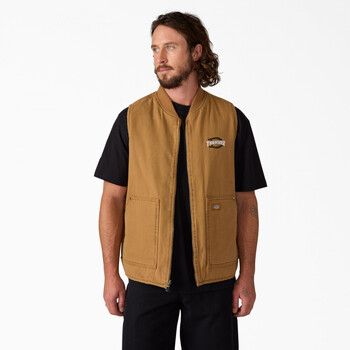 Vesty bez rukávov/Cardigany Dickies  Thrasher x  vest