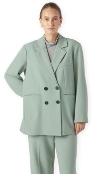 Kabáty Y.a.s  YAS Noos Likka Oversized Blazer - Iceberg Green