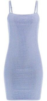 Krátke šaty Guess  Khloe Rhinestones Dress Swtr