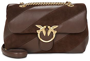 Tašky cez rameno Pinko  LOVE PUFF CLASSIC CL NAPPA + SUEDE TRAPUNTA A