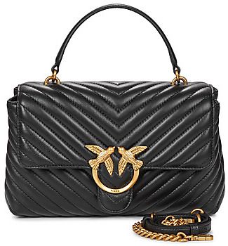 Kabelky Pinko  LOVE LADY PUFF CLASSIC CL SHEEP NAPPA CHEVRON