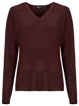 Svetre Only  ONLCAMILLA V-NECK L/S PULLOVER KNT