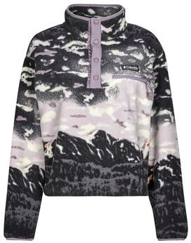Flísové mikiny Columbia  HELVETIA II PRINTED CROPPED HALF SNAP