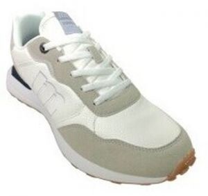 Nízke tenisky MTNG  Zapato caballero MUSTANG 84810 blanco