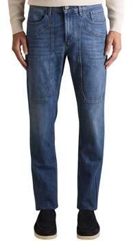 Džínsy Slim Jeckerson  JOHN 5 TASCHE TOPPA JUPPA077JOHN001 DNDTFDENI043 U012 D113