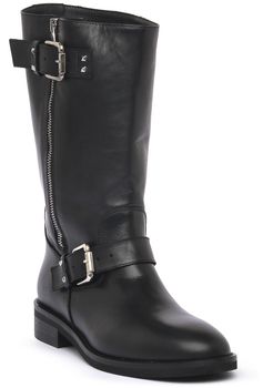 Polokozačky Priv Lab  OFFICINE BRONX NERO VITELLO